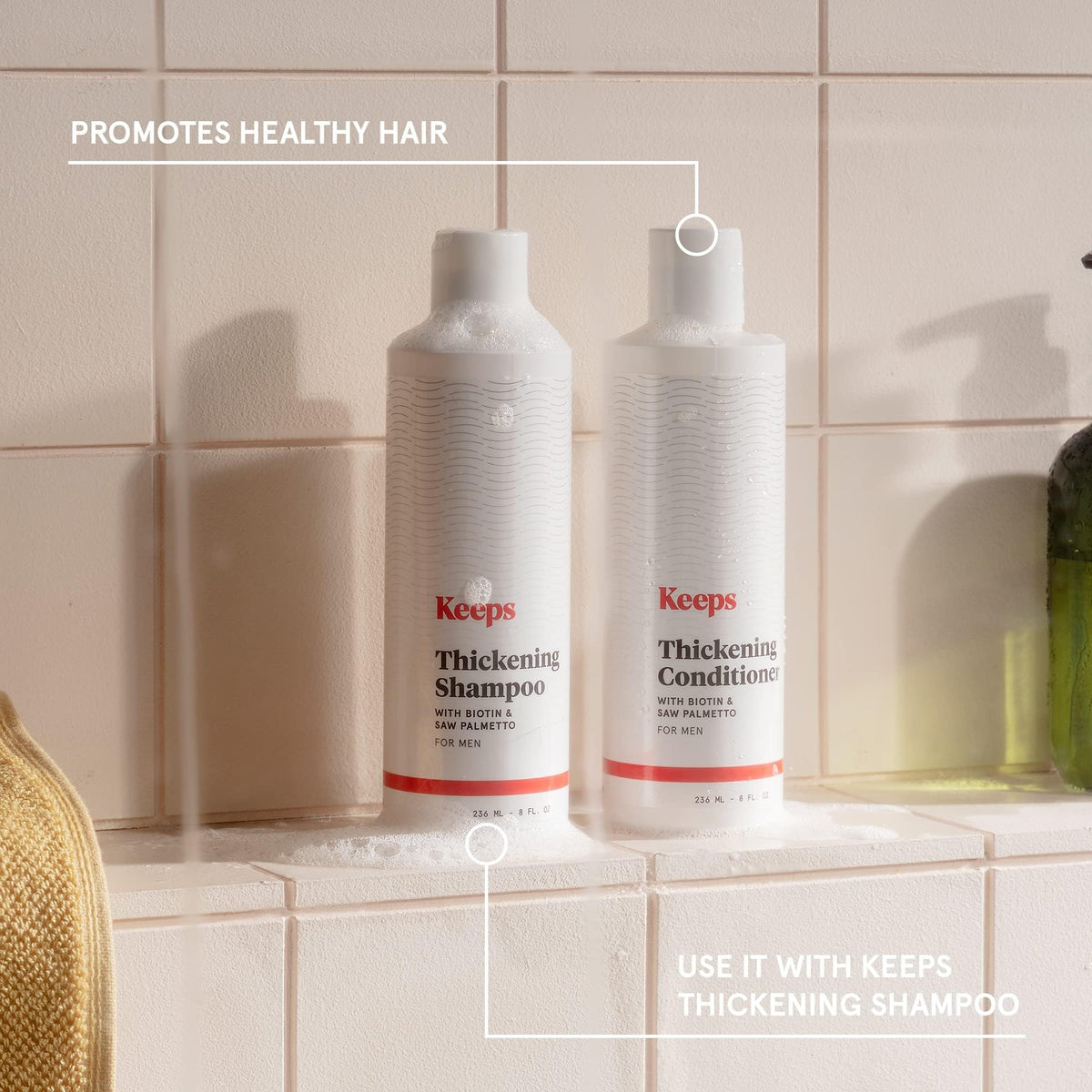 Keeps conditioner being applied to wet hair demonstrating even coverage and detangling benefit