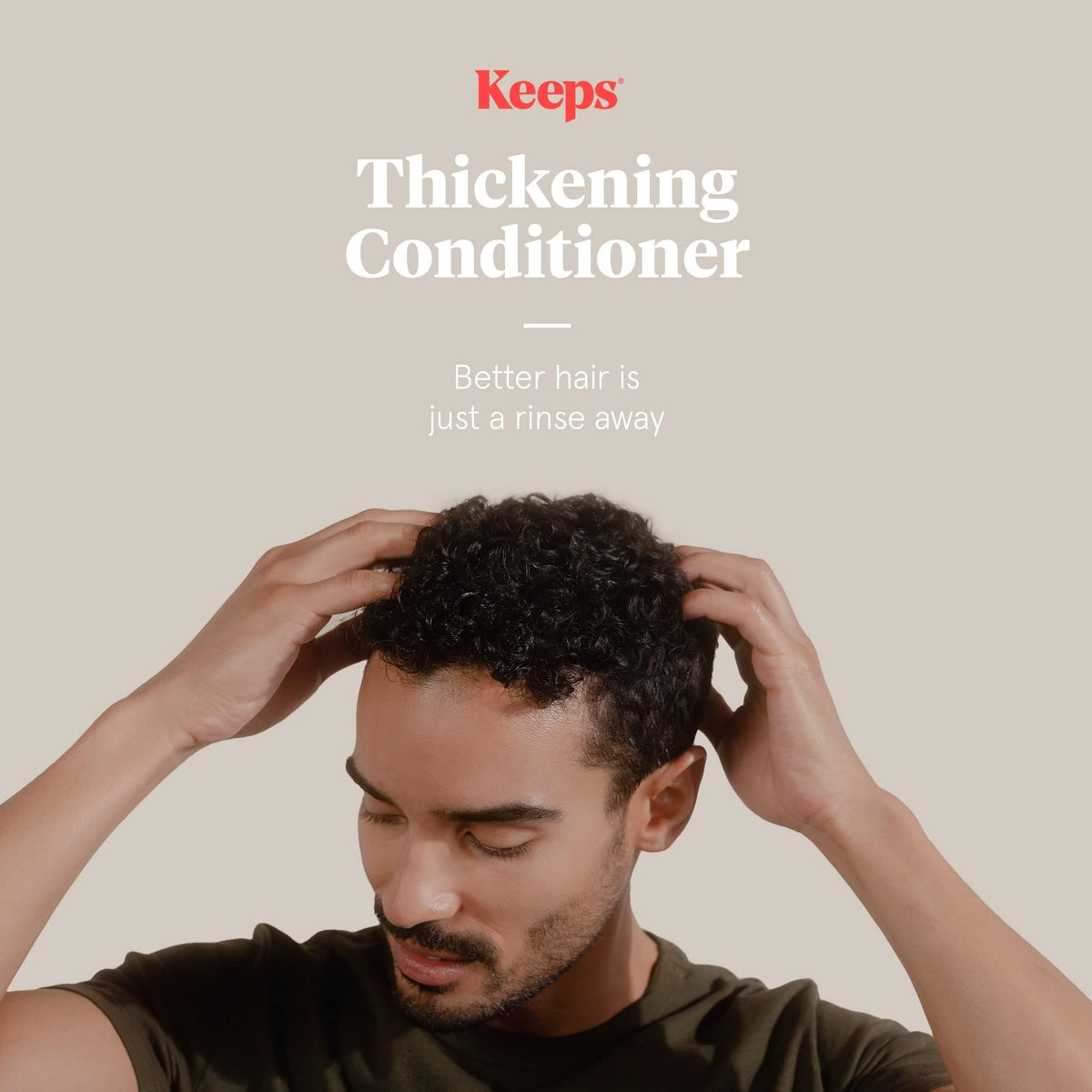 Keeps conditioner creamy texture closeup showing lightweight formula for non-greasy volume