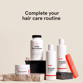 Keeps size scale bottle held in hand showing 8 oz volume for travel-friendly routines