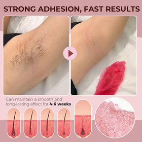 Keethem in-use bikini waxing application demonstrating gentle, strip-free hair removal