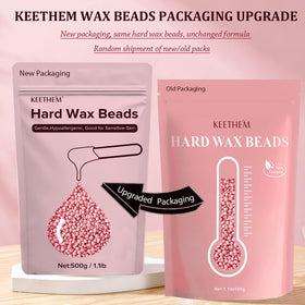 Keethem melted wax close-up showing smooth honey-like texture for even application