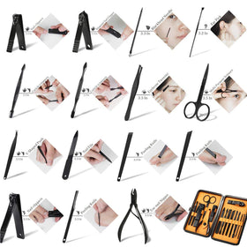 Keiby Citom grooming kit inside a travel bag, compact portability for on-the-go upkeep