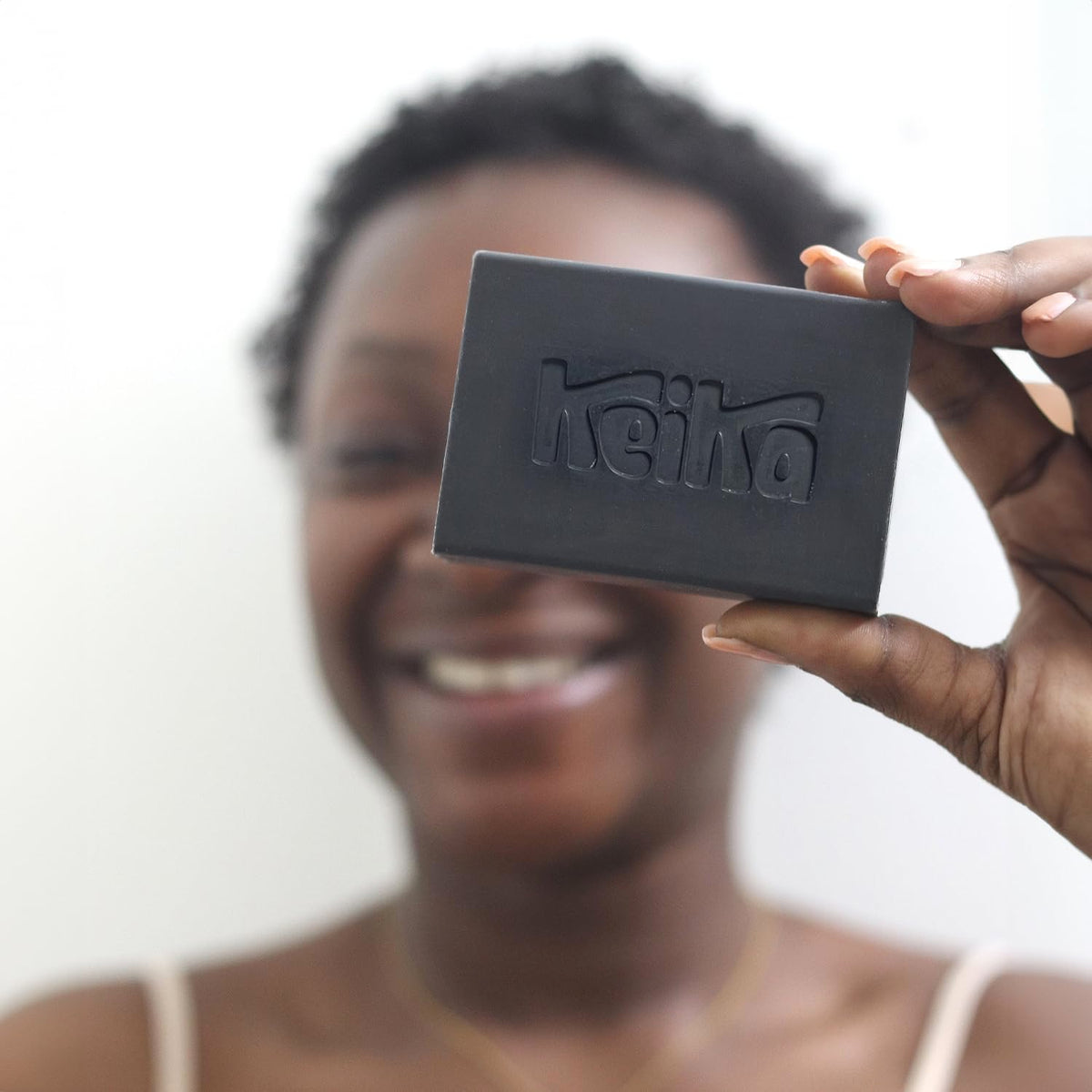 Keika sustainable packaging detail emphasizing planet-friendly pledge