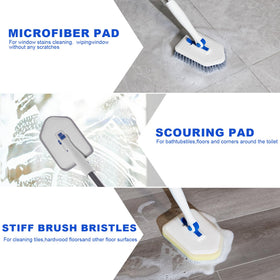 Keleekelin scrub sponge head wet texture for effective scrubbing of tubs and sinks