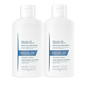 KELUAL DS front packaging showing treatment label and bottle benefit