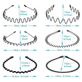 KELUBATU detailed wavy metal profile showing hair-grip design benefit