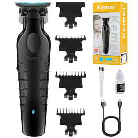 KEMEI 2299 front view showing ergonomic handle and control benefits
