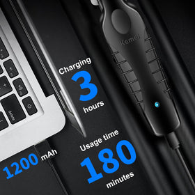 KEMEI 2299 motor detail emphasizing high-speed 7500 RPM performance