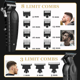 KEMEI tools in hand to show compact travel-friendly size