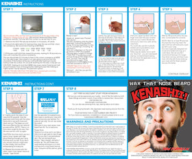 KENASHII demo nasal application showing careful placement and cleaner grooming