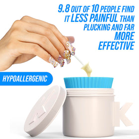 KENASHII wax pouches and 24 applicators for precise, hygienic use