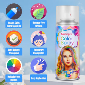 KENINA applied on cosplay hair illustrating bold event-ready color