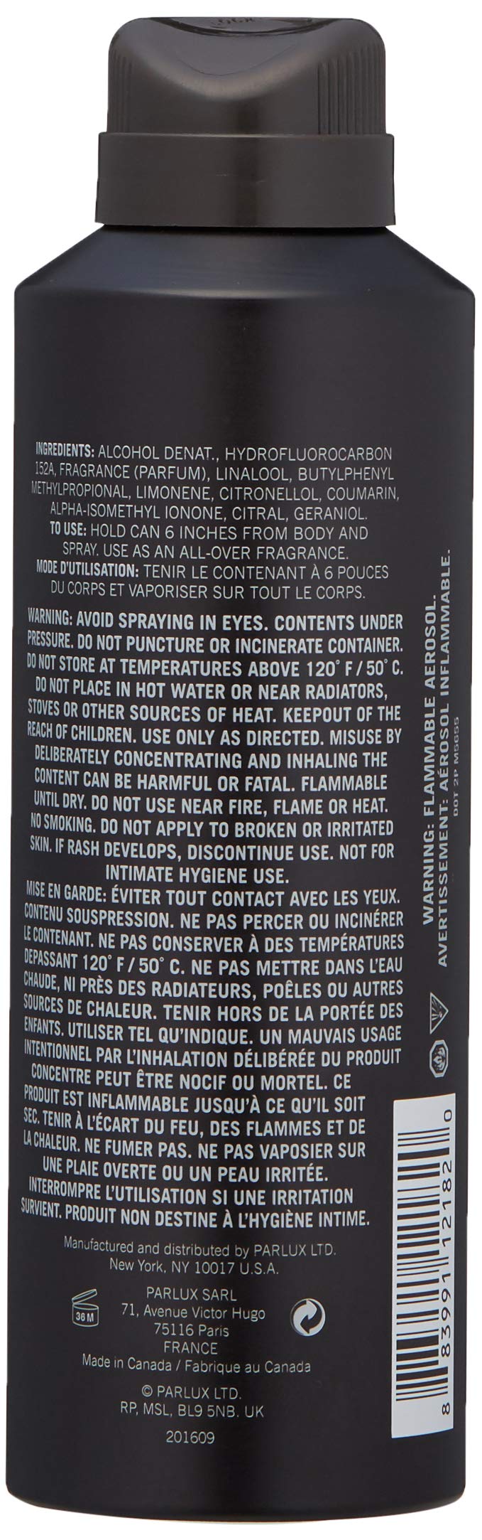 Kenneth Cole Mankind close-up of spray nozzle and label highlighting scent detail