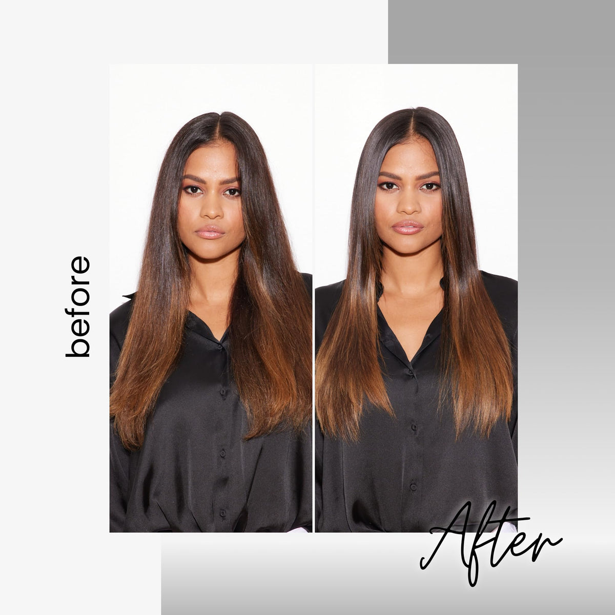 Kenra label detail focusing on product information and professional branding benefit