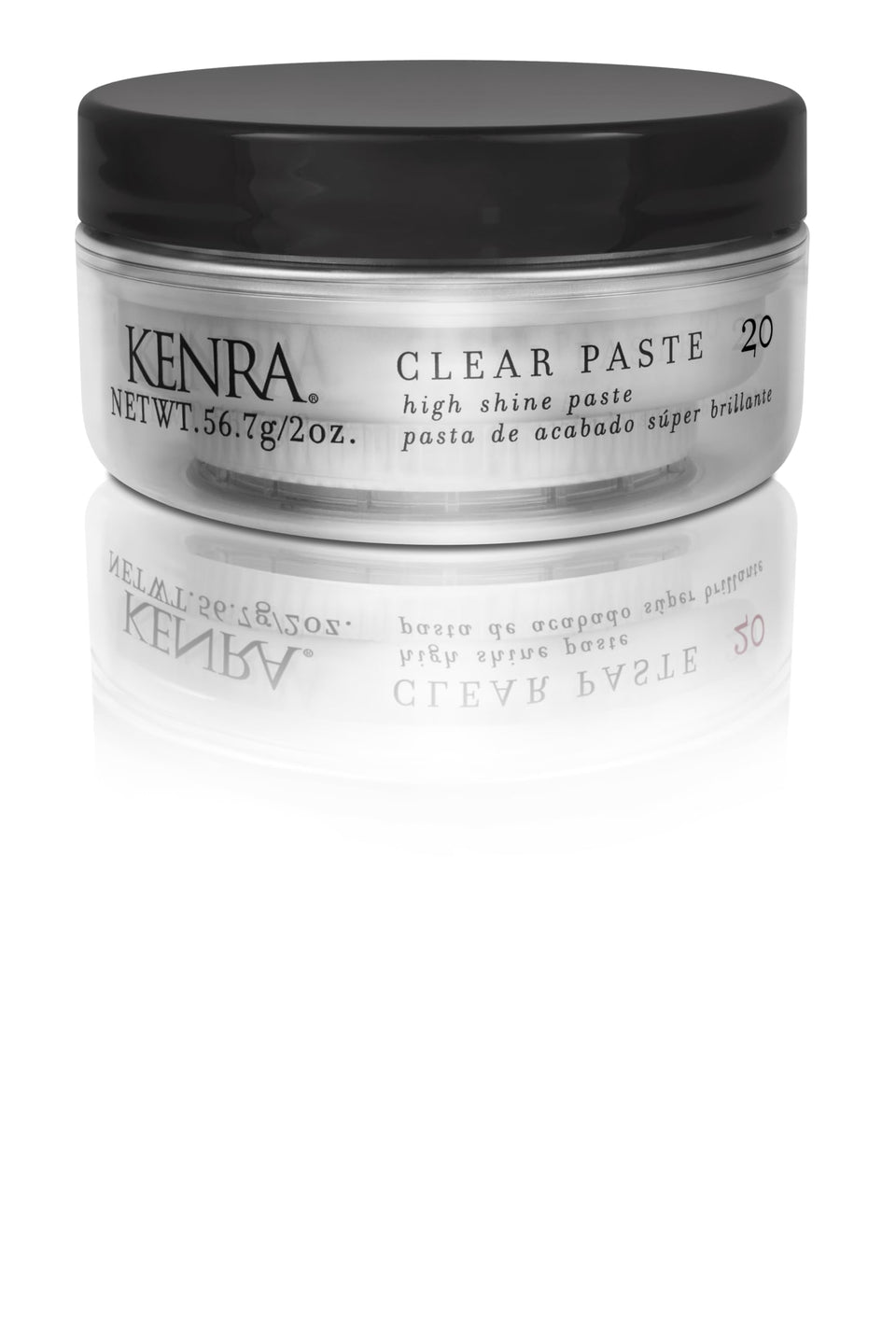 Kenra clear paste 20 front tube showing clean professional packaging and benefit of control