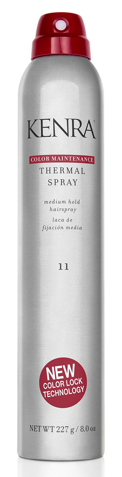 Kenra front packaging showing product name and 8 oz size benefit color care