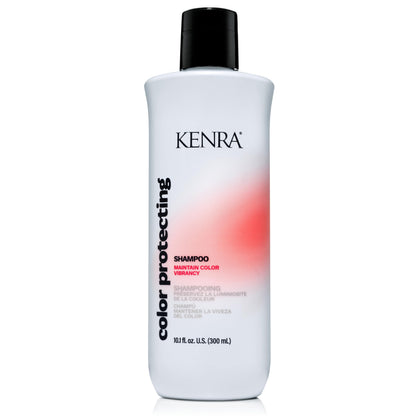 Kenra front bottle showing product for long-lasting color and shine