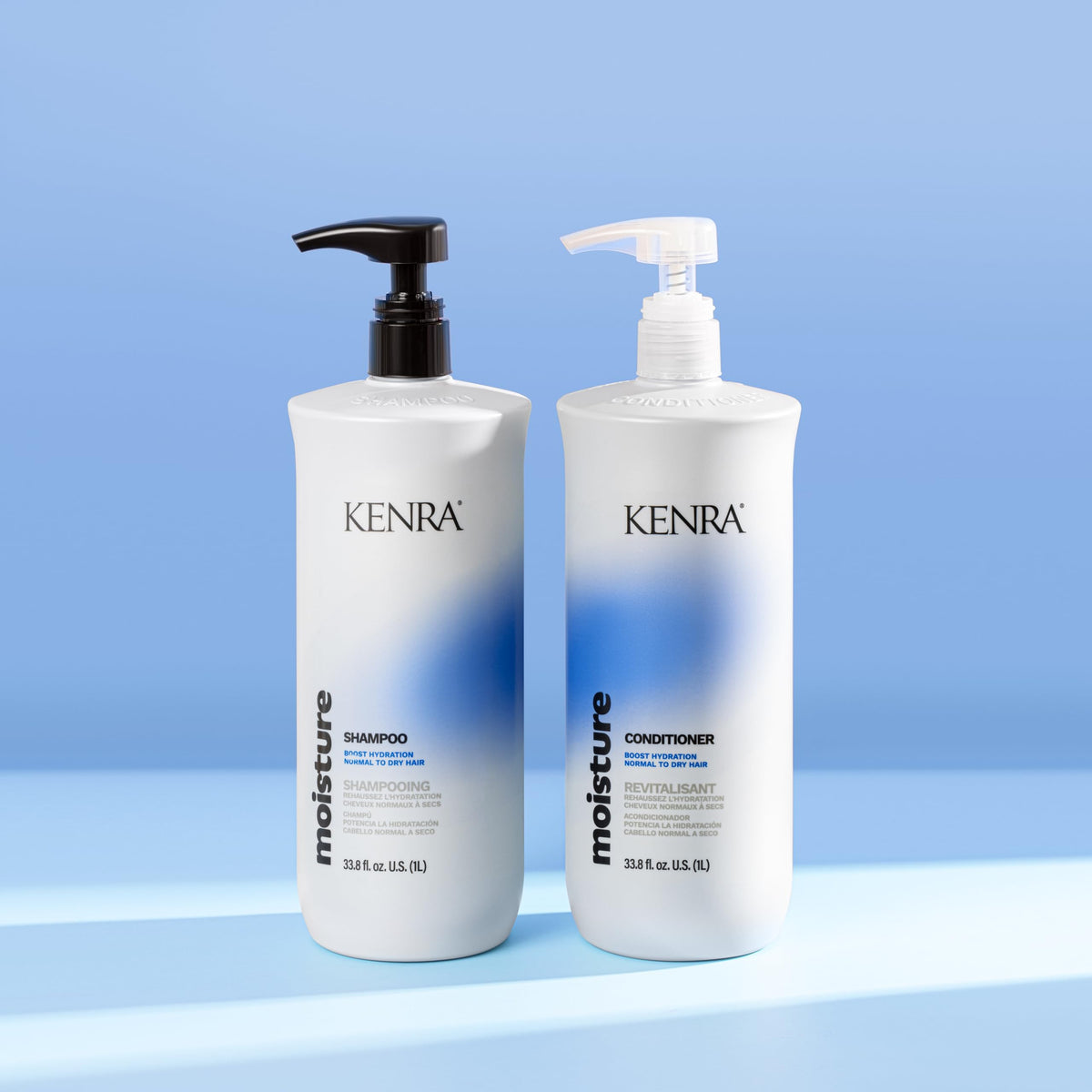 Kenra conditioner applied in shower for effortless detangling benefit