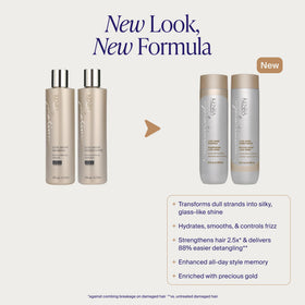 Kenra conditioner texture being poured to show smooth consistency benefit