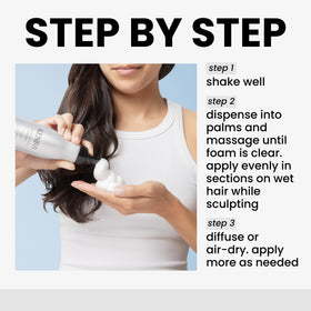 Kenra curl definition in hand highlighting soft touch and separation