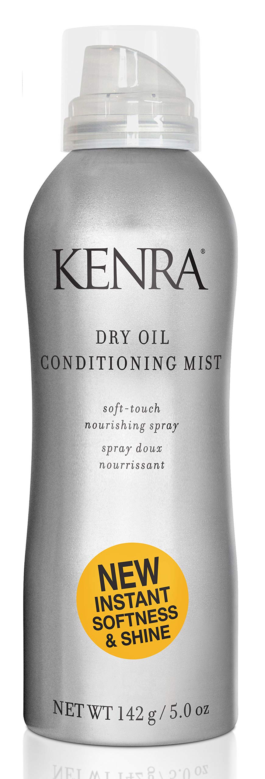Kenra bottle front packaging showing product and shine benefit