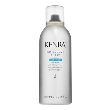 Kenra can front packaging showing product and benefit of instant volume