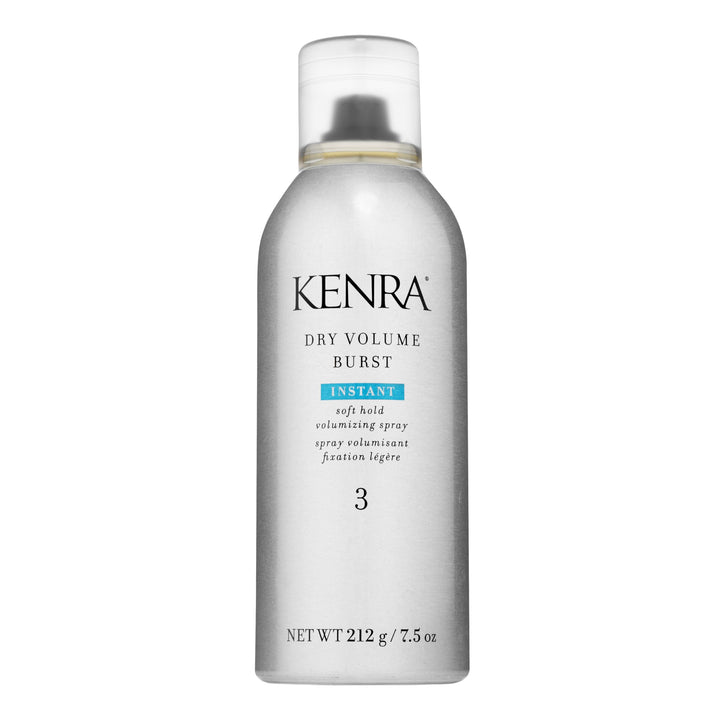 Kenra can front packaging showing product and benefit of instant volume