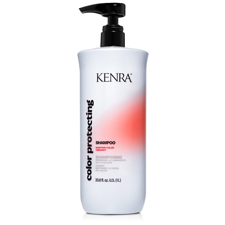 Kenra front bottle showing product and color-protection benefit