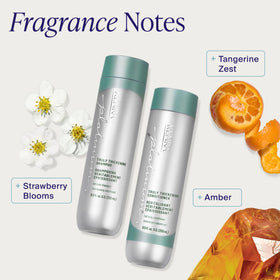 Kenra ingredient badge close-up showing color-safe and sulfate-free benefit