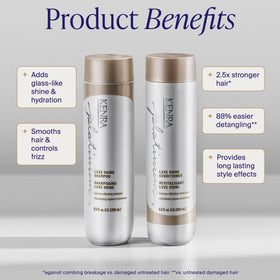 Kenra product label close-up showing ingredients and color-safe note