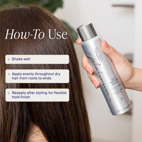 Kenra close texture on mid-lengths and ends adding separation benefit