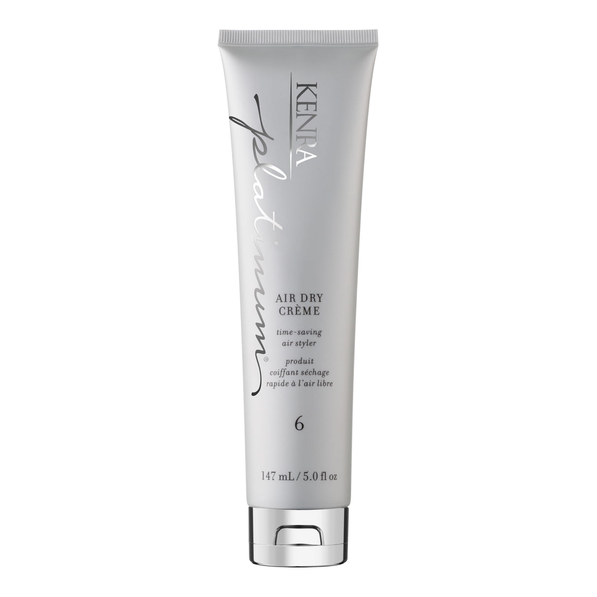 Kenra Platinum Air Dry Crème front packaging showing size and branding benefits