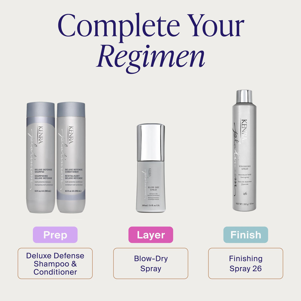 Smooth blowout result after Kenra use showing sleek, frizz-resistant benefit