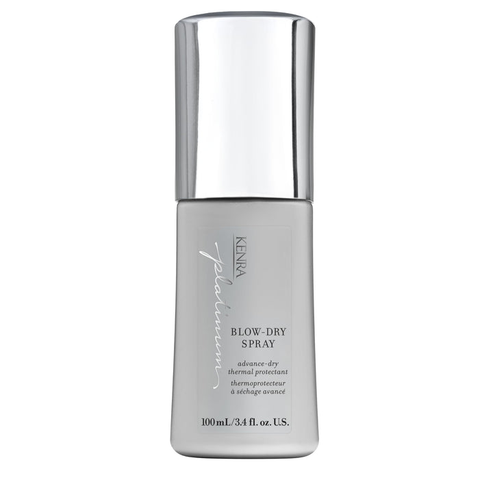 Kenra front packaging showing bottle and branding, quick drying benefit