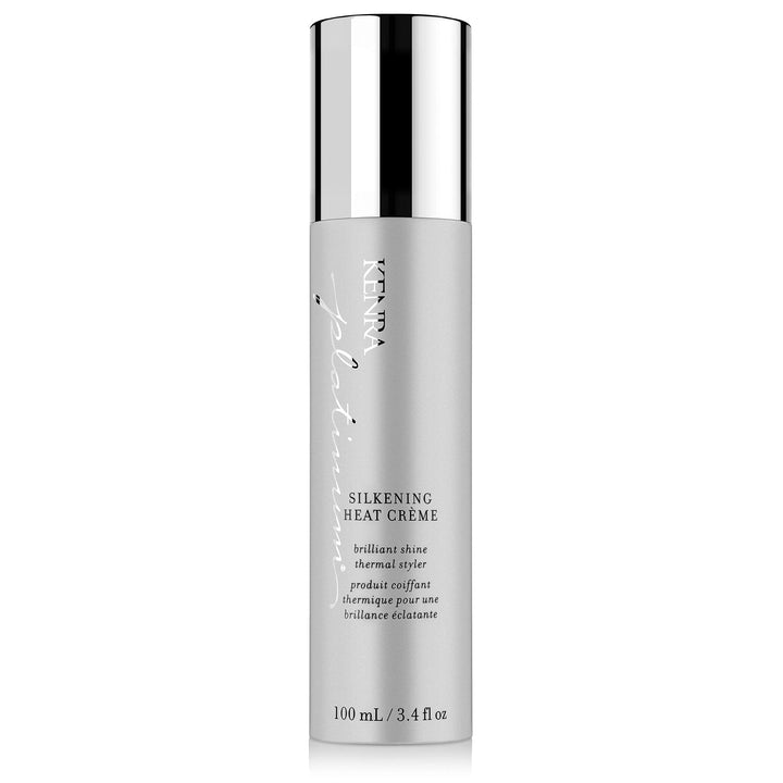 Kenra Platinum front packaging showing bottle and label, conveys professional quality