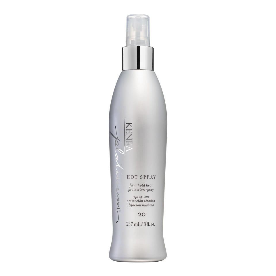 Kenra Platinum front packaging shows product and size for professional styling