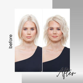Kenra being applied at roots for instant lift and volume