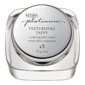 Kenra Platinum Texturizing Taffy front jar showing clean packaging and product name for easy identification