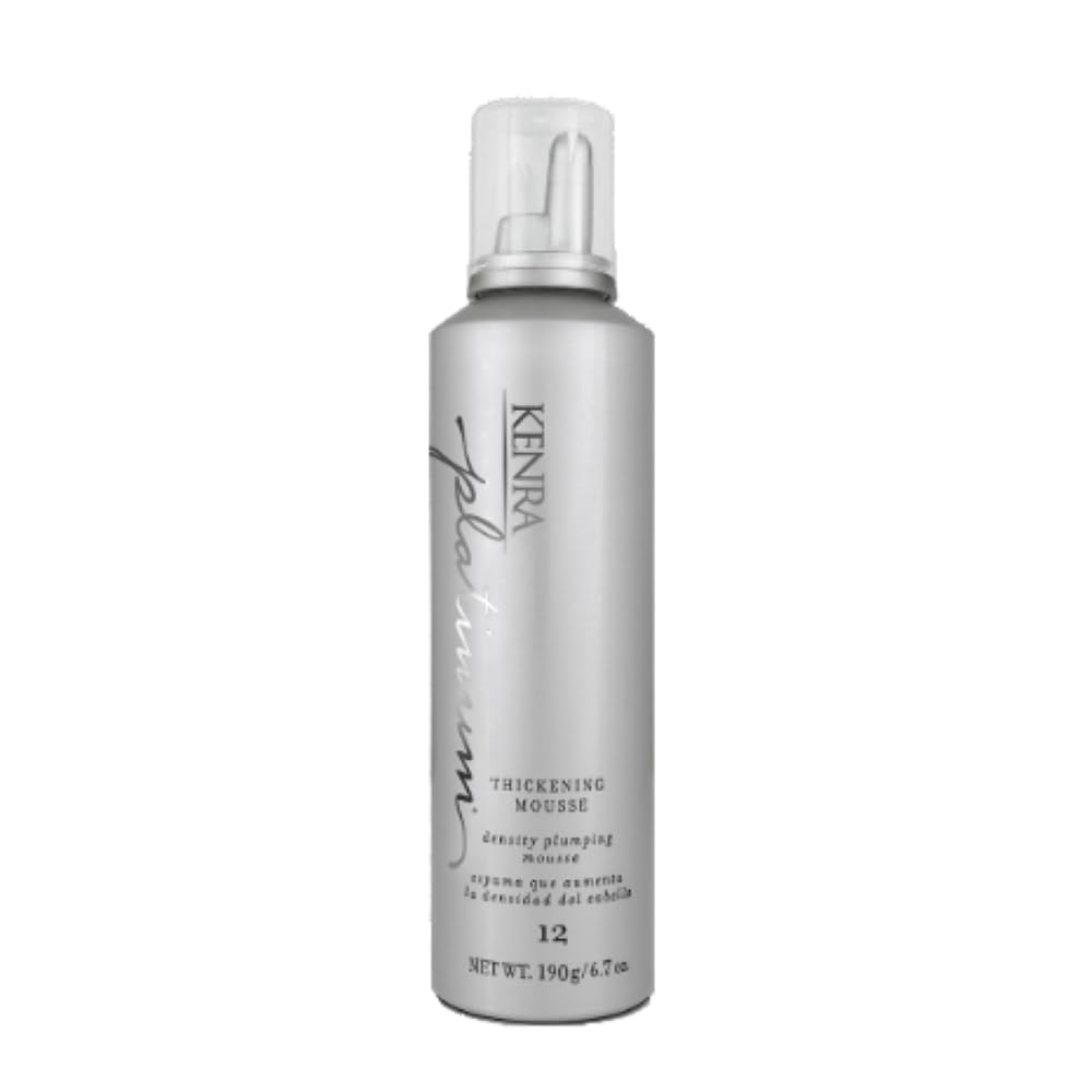 Kenra Platinum front packaging shows product and benefits