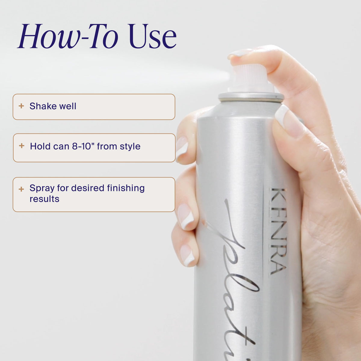 Kenra can in hand for scale and convenient travel-friendly size