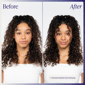 Kenra spray mist pattern demonstrating fast-drying, non-sticky coverage