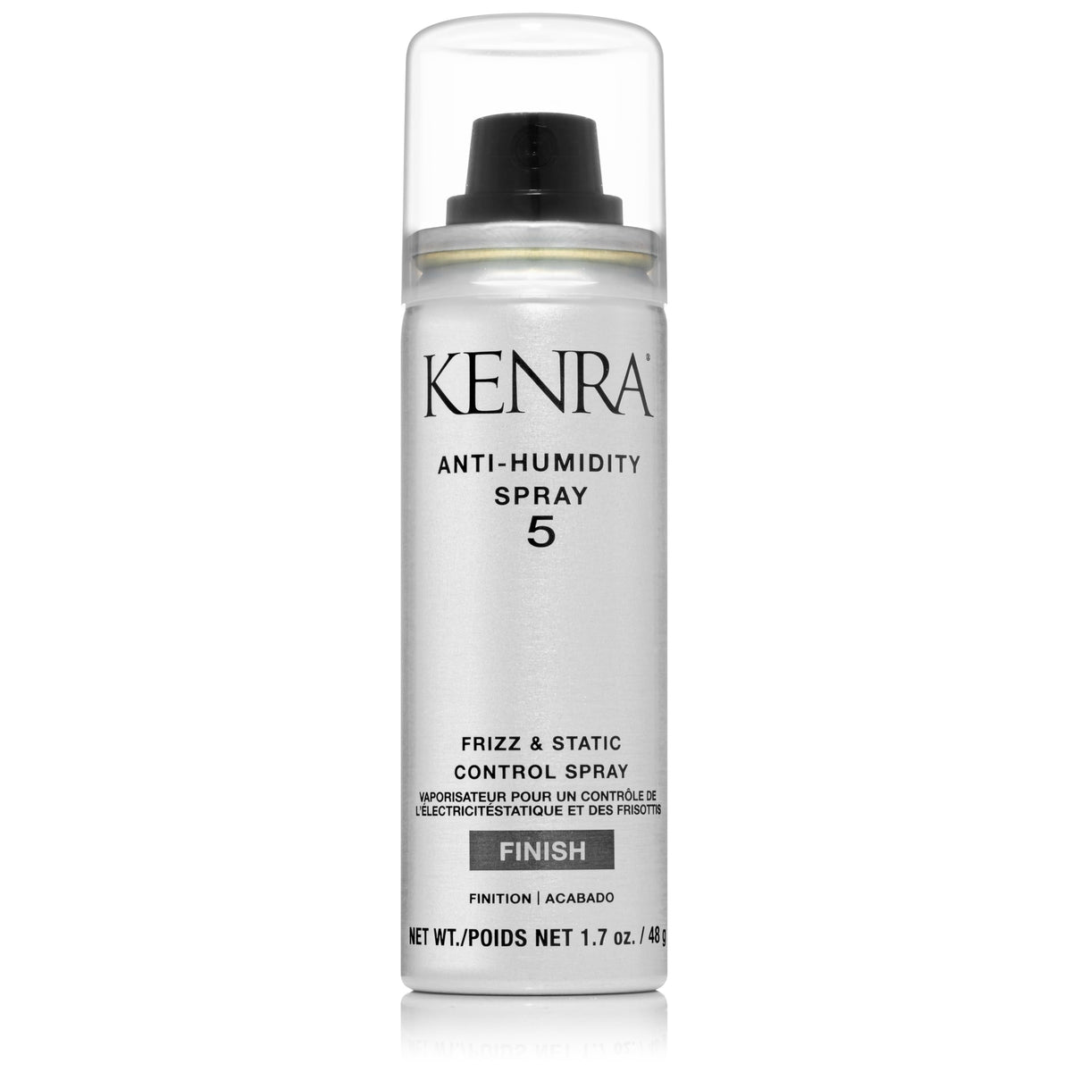 Kenra front packaging showing the Anti-Humidity Spray 5 for frizz control