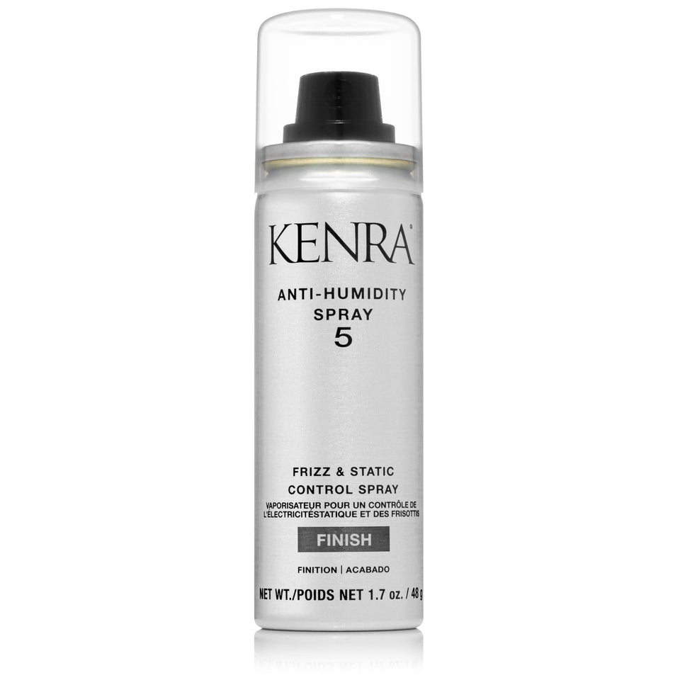 Kenra front packaging showing the Anti-Humidity Spray 5 for frizz control