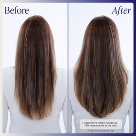 Kenra shampoo with matching conditioner to show system and styling benefits