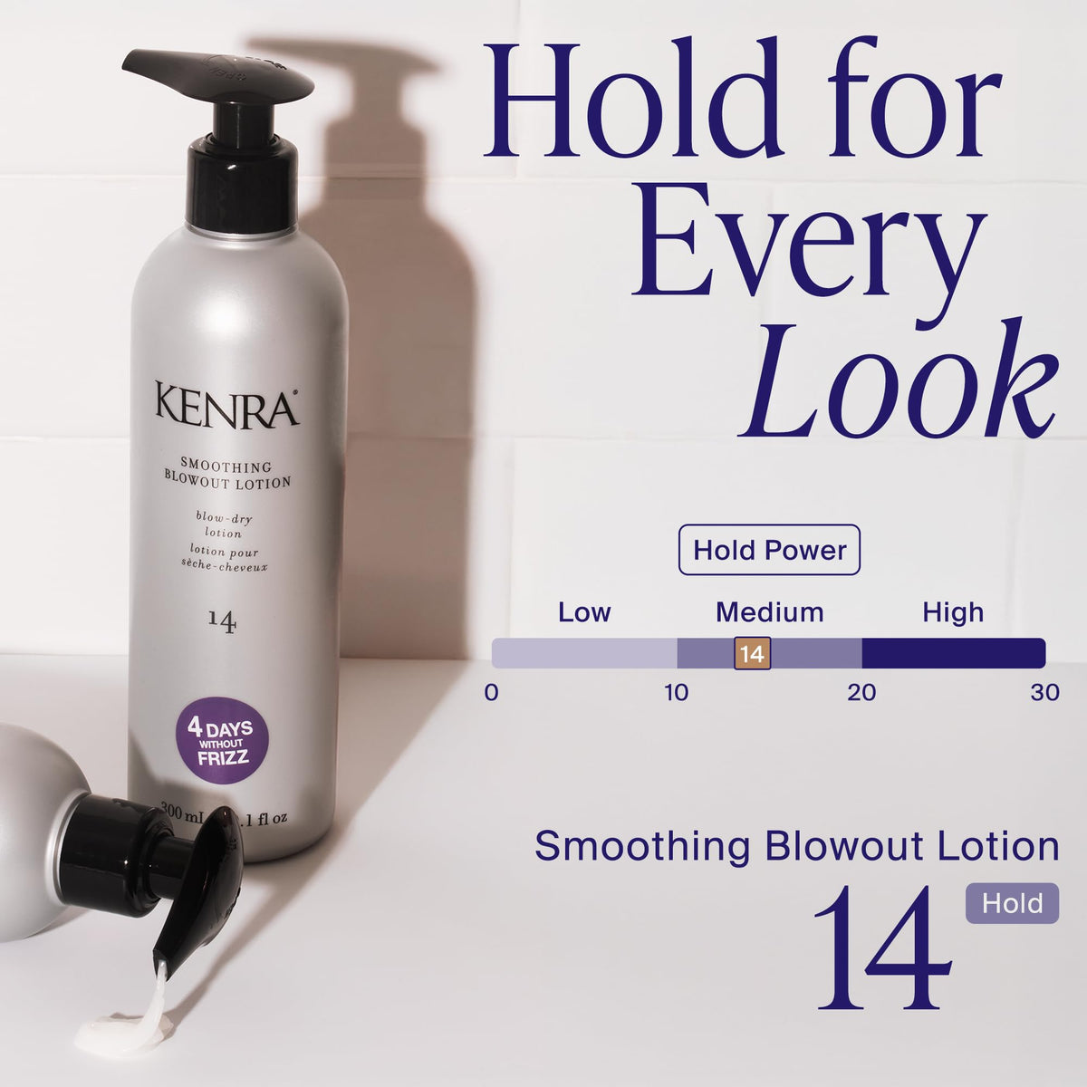 kenra lotion texture close-up showing smooth creamy consistency for easy application