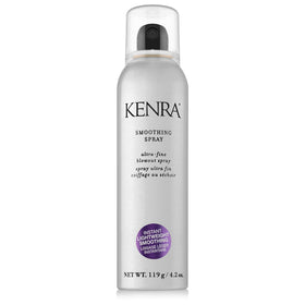 Kenra smoothing spray front packaging shows clean professional design and size benefit