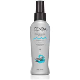 Kenra front packaging shows bottle for touchable beach texture