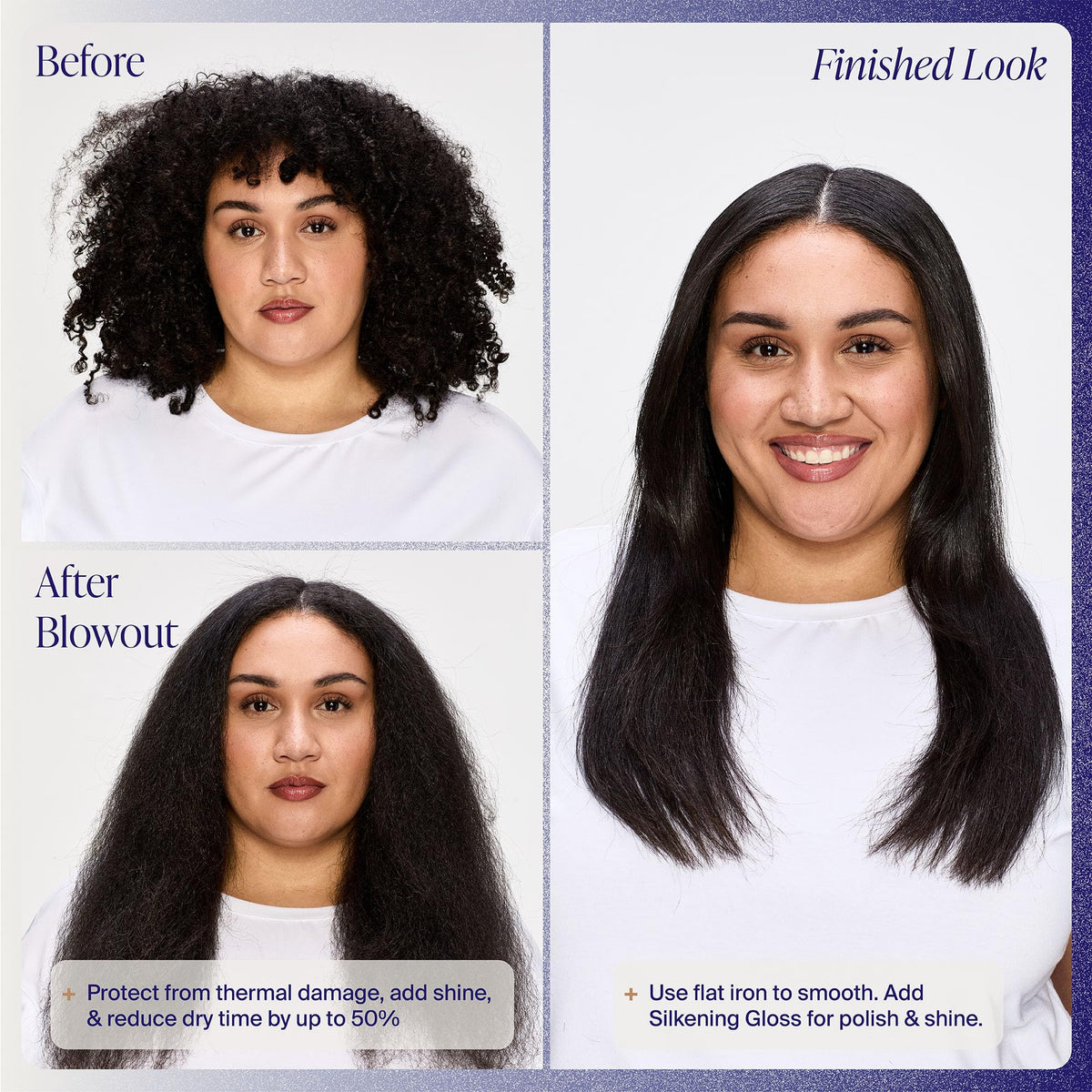 Kenra texture detail on hair strand showing smoothing and softness
