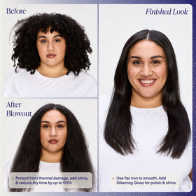 Kenra texture detail on hair strand showing smoothing and softness
