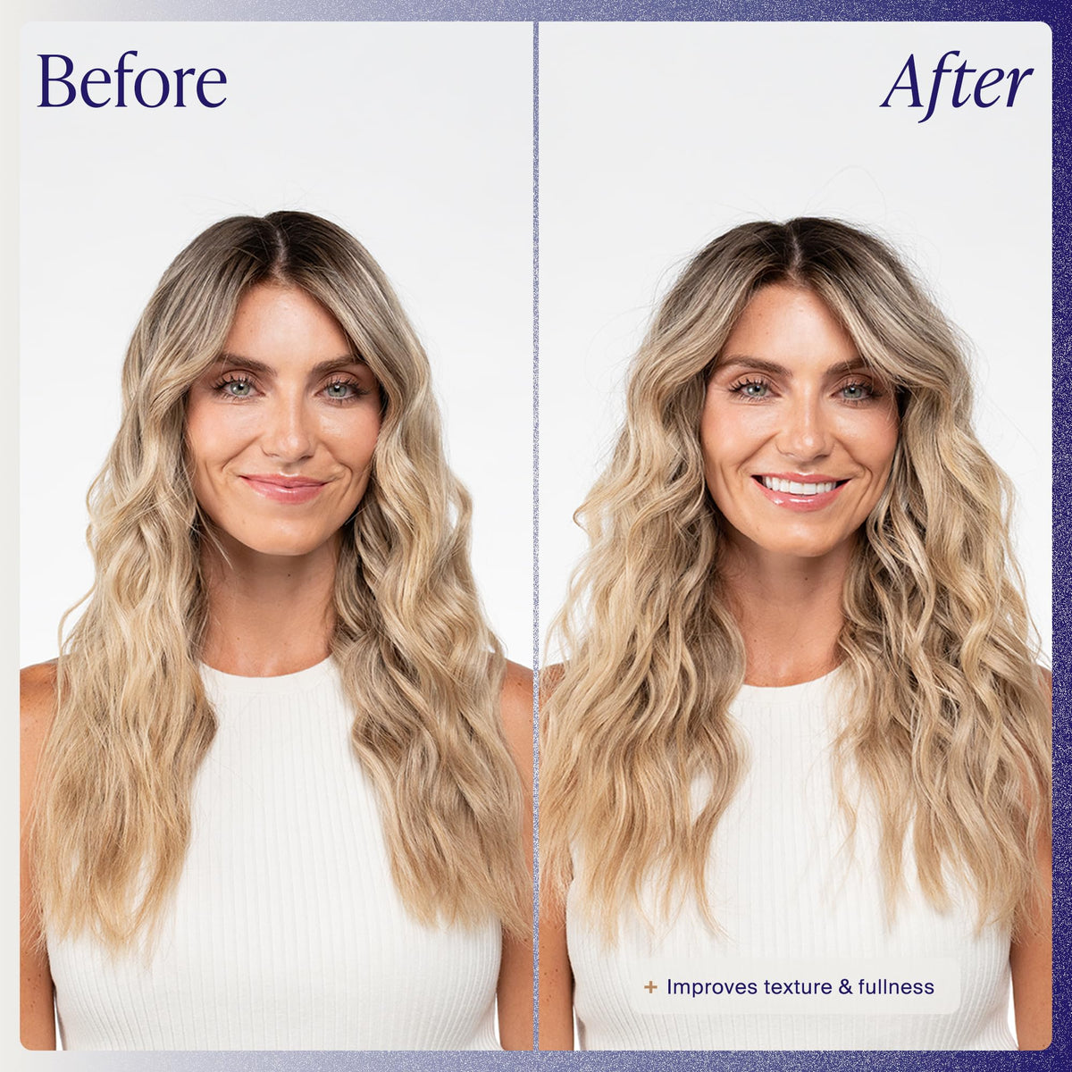 Kenra applying spray to roots to boost lift and revive flat hair